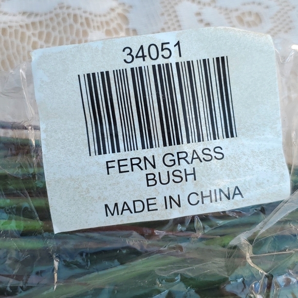 Fern Grass Bush Home Interiors New 27" floral filler decor use in arrangement - Picture 12 of 16